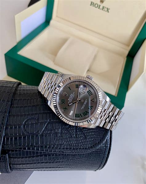 rolex wimbledon white gold